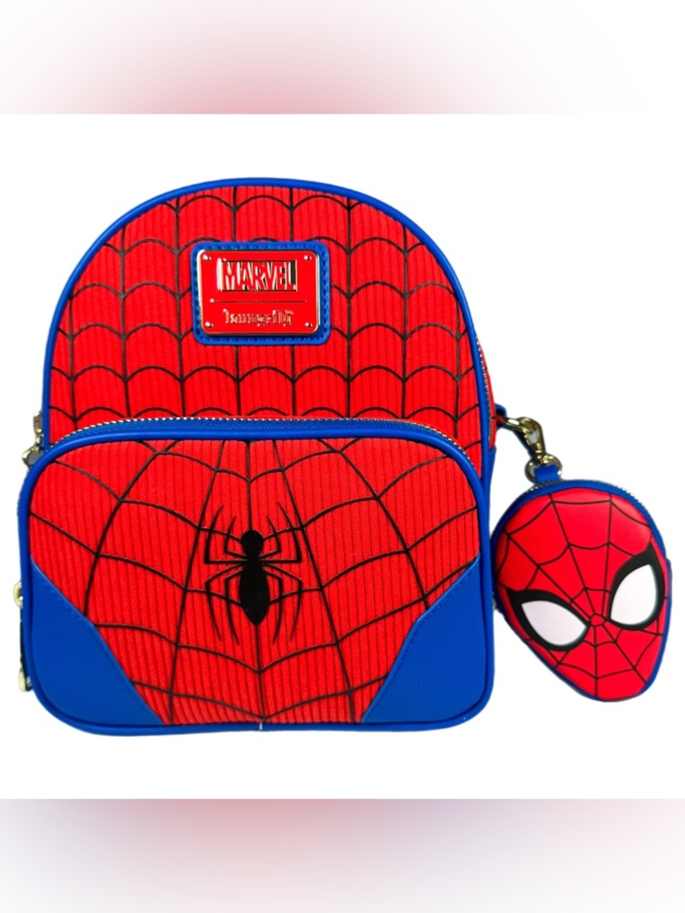 NWT Loungefly Disney Marvel Spider-Man convertible mini backpack & coin purse